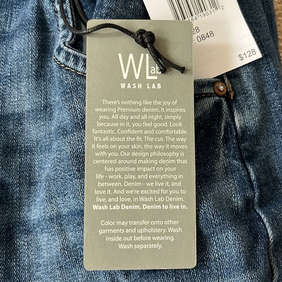 NWT Wash Lab Selma Long Denim Skirt Size 28 - Picture 6 of 6